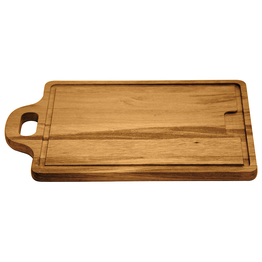 TABLA DE MADERA PARA CORTAR Y SERVIR CHURRASCO 50X32X2,2 MUIR BNZ