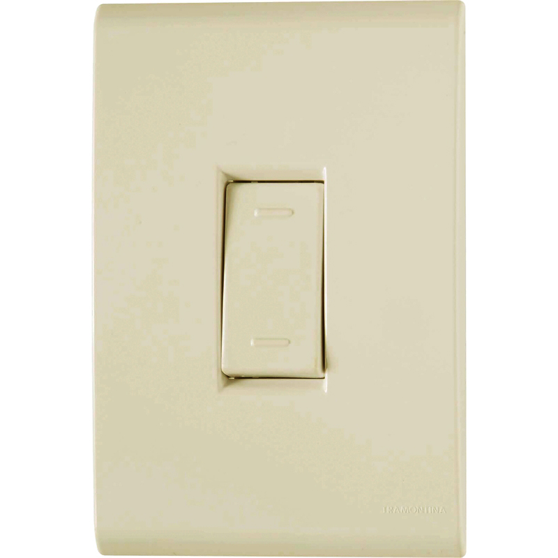 CONJUNTO ARMADO INTERRUPTOR CONMUTADOR 10A 250V BEIGE LIZ