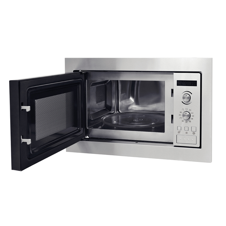 HORNO MICROONDAS INOX 25L. 60 ELECTRICO DE EMBUTIR, PERFECTA, CON 8  FUNCIONES