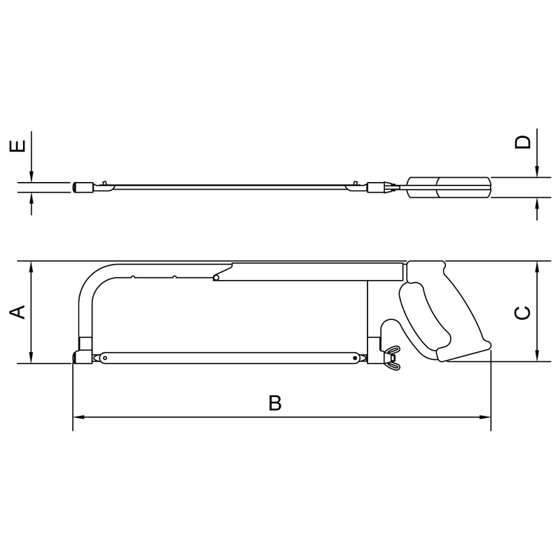 Arco Sierra Metal Ajustable 12