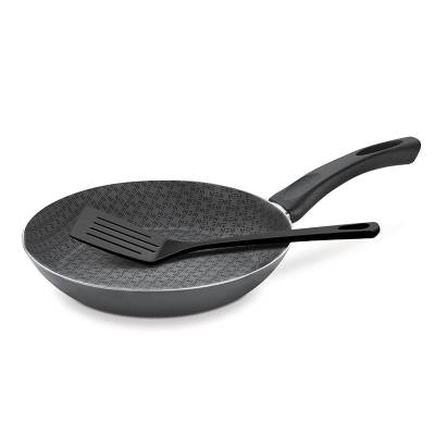 Super Sale Cañete - SARTEN WOK TRAMONTINA S/ 75.00 Antiahderente, starflon  2 utensilios: espátula y cucharon 100% aluminio 32.5 cm. de diámetro 8 cm.  de alto