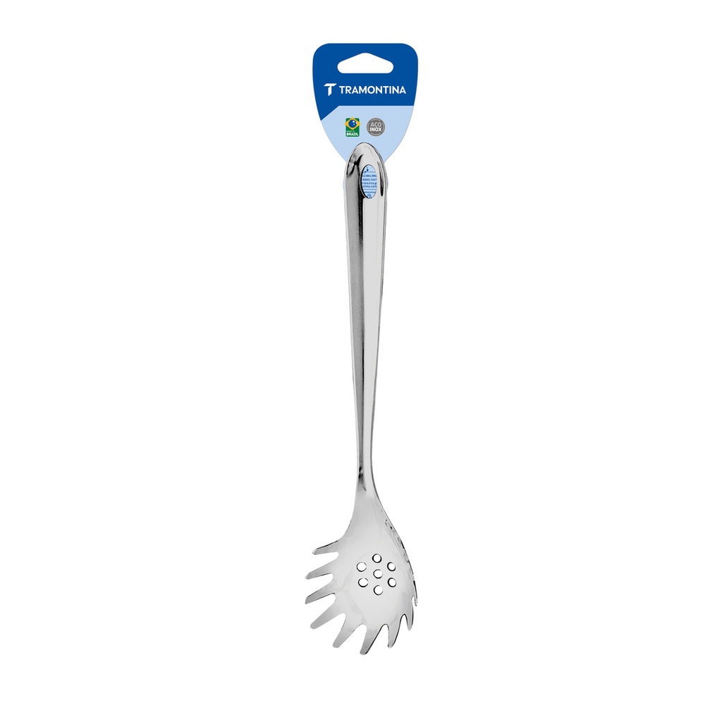 Cuchara para Pasta Tramontina Utility de Acero Inoxidable con Blíster - 2