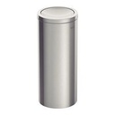 BASURERO SWING 30 L, TAPA DE VAIVEN, EN ACERO INOX.