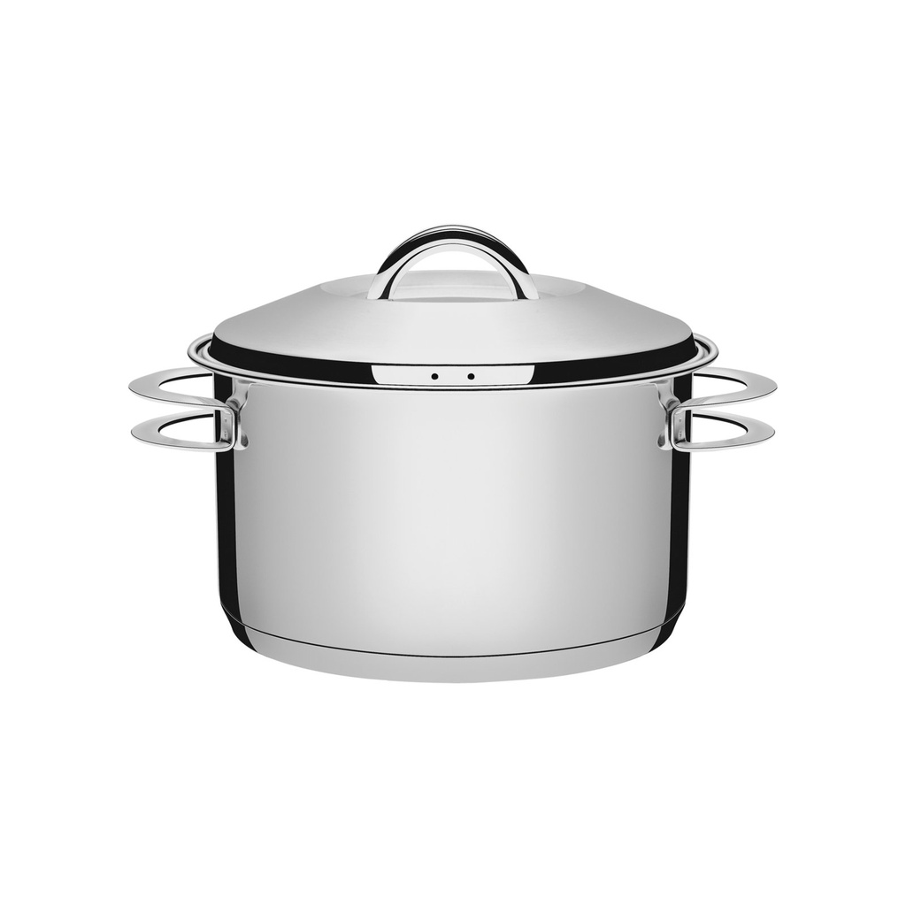 [62504240] CACEROLA HONDA EN ACERO INOXIDABLE 6,1 L. 24 CM SOLAR