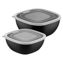 JUEGO DE POTES 2 PZAS BLACK BURGER