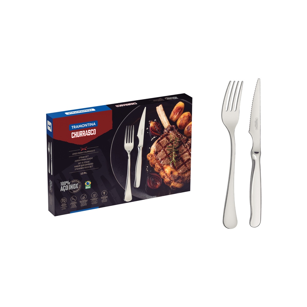 JUEGO PARA ASADO 12PZAS ZURIQUE
