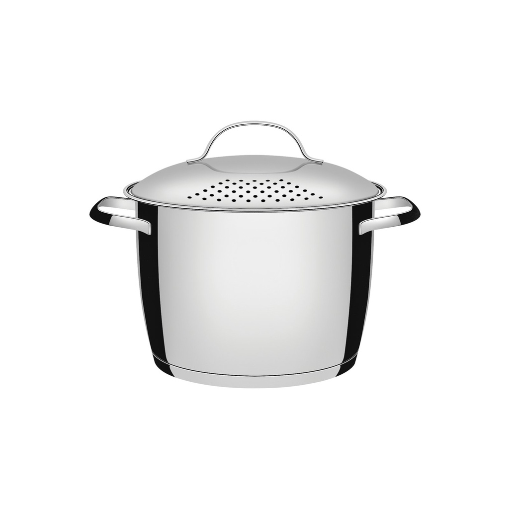[62667223] OLLA PARA SPAGHETTI EN ACERO INOXIDABLE FONDO TRIPLE 5,5 L. Ø 22 CM. ALLEGRA