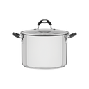 OLLA PARA SPAGHETTI EN ACERO INOXIDABLE FONDO TRIPLE 6,1 L. Ø 24 CM. SOLAR SILICONE