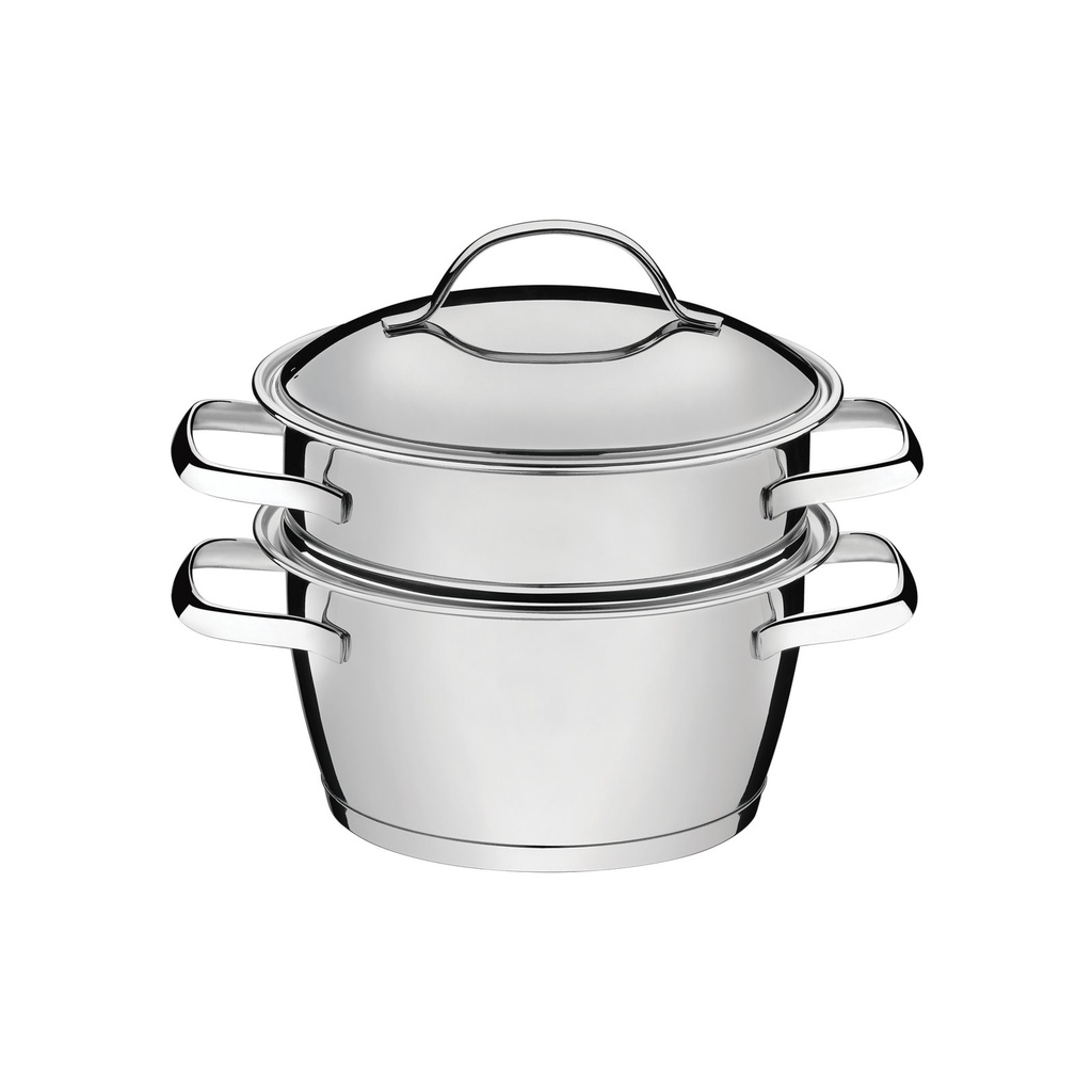 [65650050] OLLA VAPORERA EN ACERO INOXIDABLE 2 PIEZAS ALLEGRA