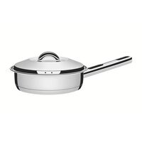 [62500240] SARTEN EN ACERO INOXIDABLE CON TAPA Ø24 CM. 3,3L. SOLAR