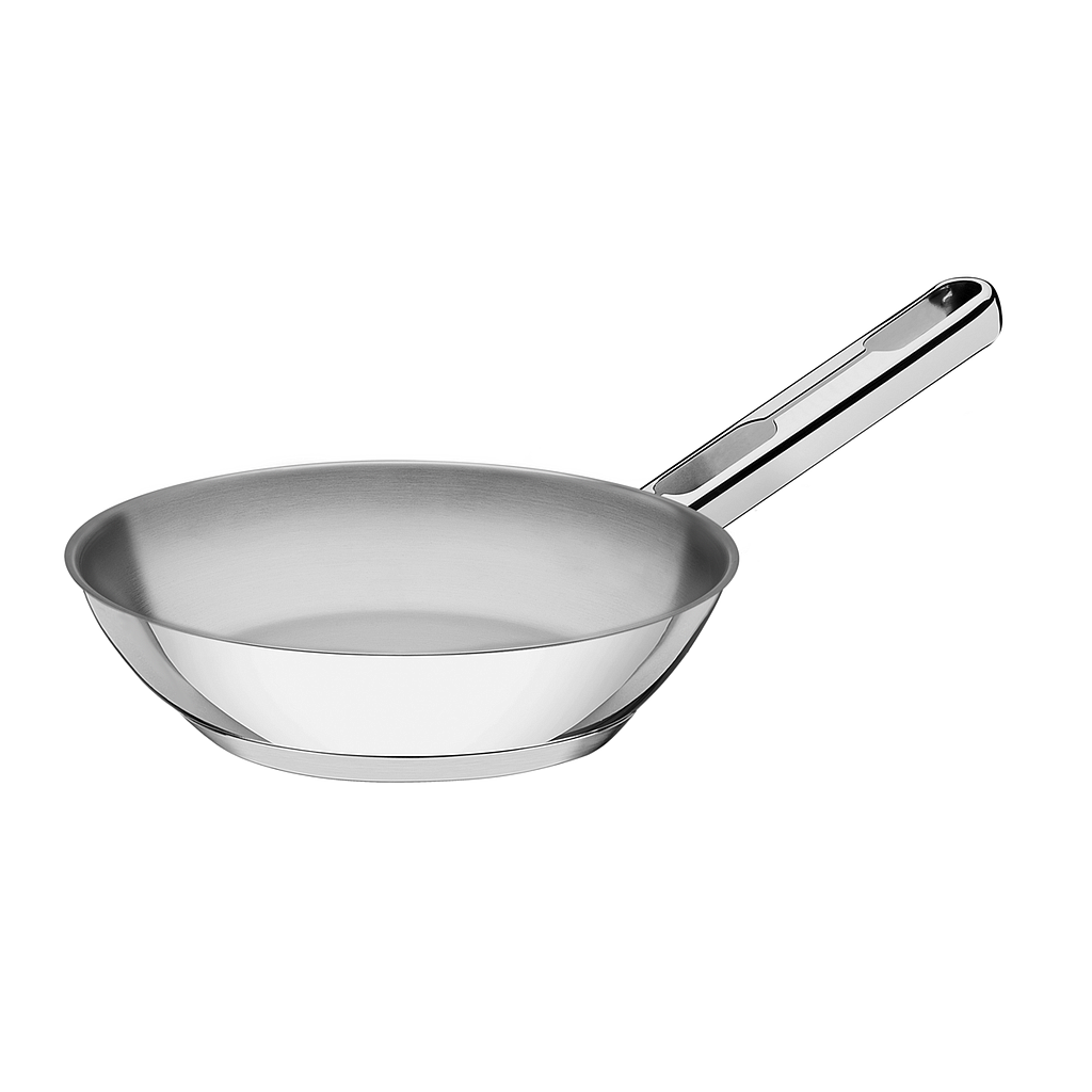 [62666240] SARTEN EN ACERO INOXIDABLE FONDO TRIPLE 2,1 L. Ø 24 CM ALLEGRA