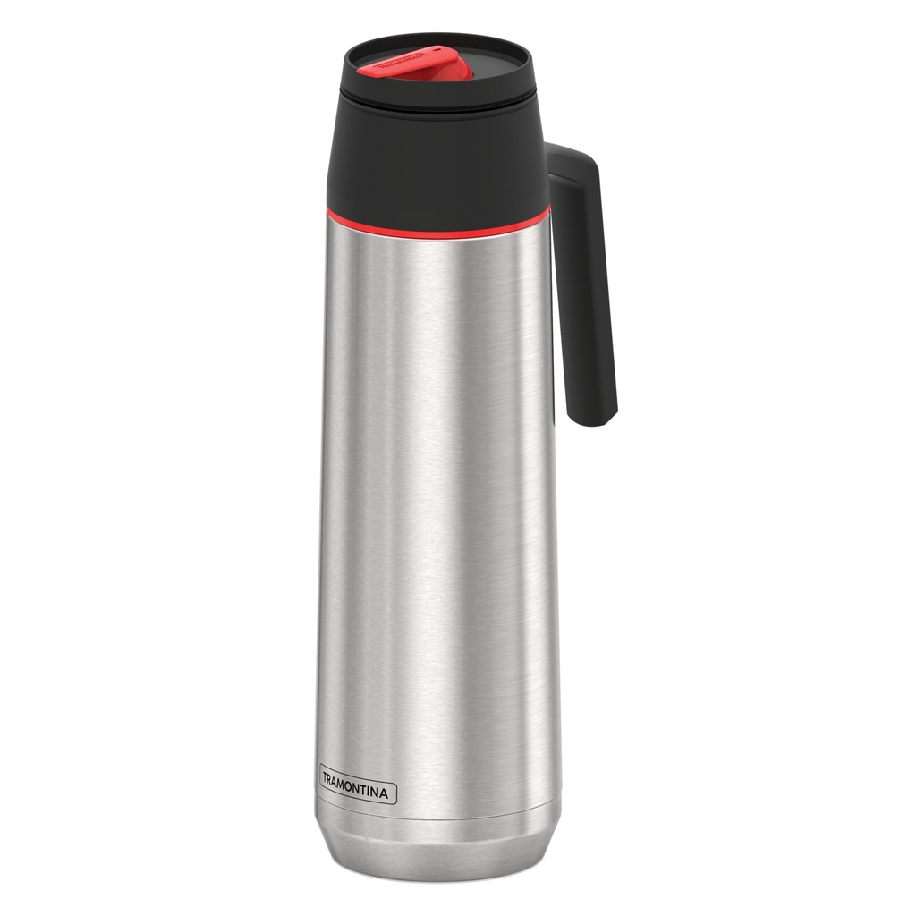 [61640400] TERMO BALA CON PICO 1,0 L. Y AMPOLLA EN ACERO INOXIDABLE EXATA