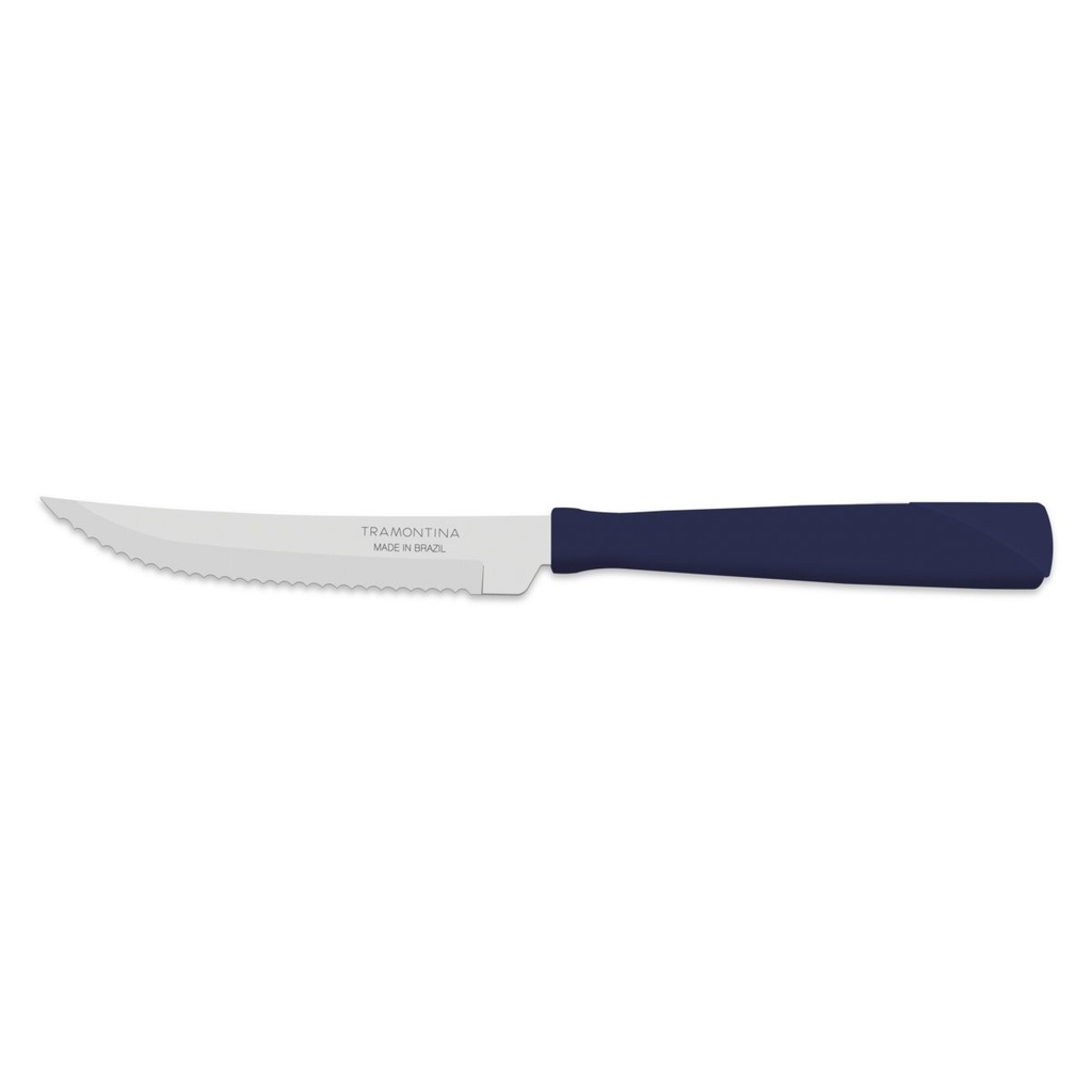 CUCHILLO AZUL PARA CHURRASCO 4" NEW KOLOR