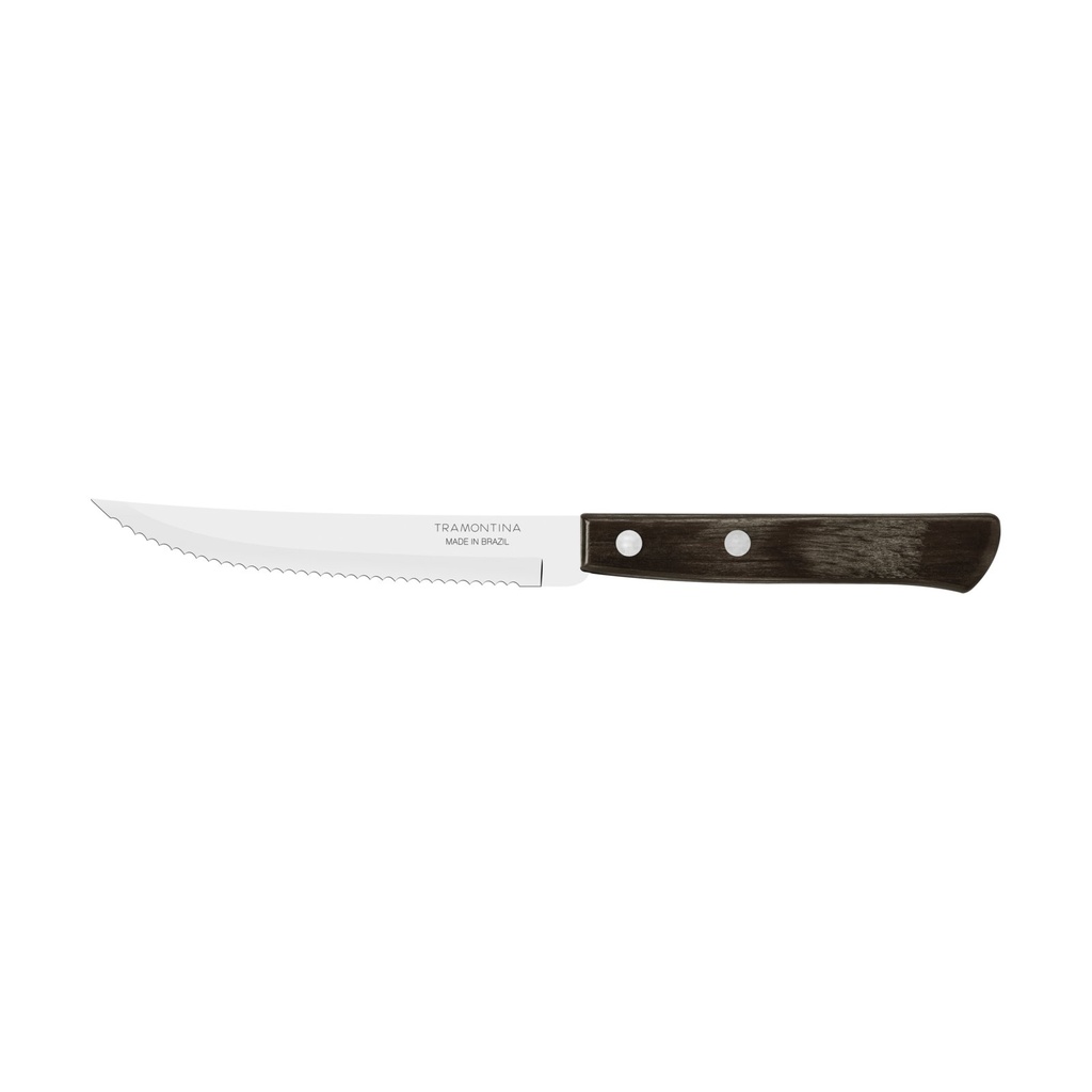 [21100495] CUCHILLO DE MESA PARA CHURRASCO 5" POLYWOOD