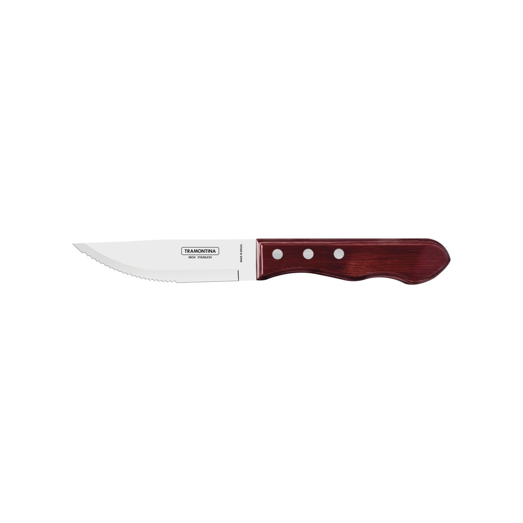 [21116075] CUCHILLO JUMBO PARA CHURRASCO 5" POLYWOOD