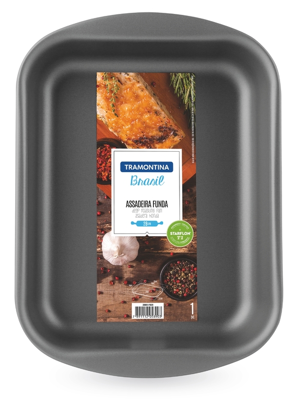 ASADERA RECTANGULAR HONDA  ANTIADHERENTE 34 CM. BRASIL