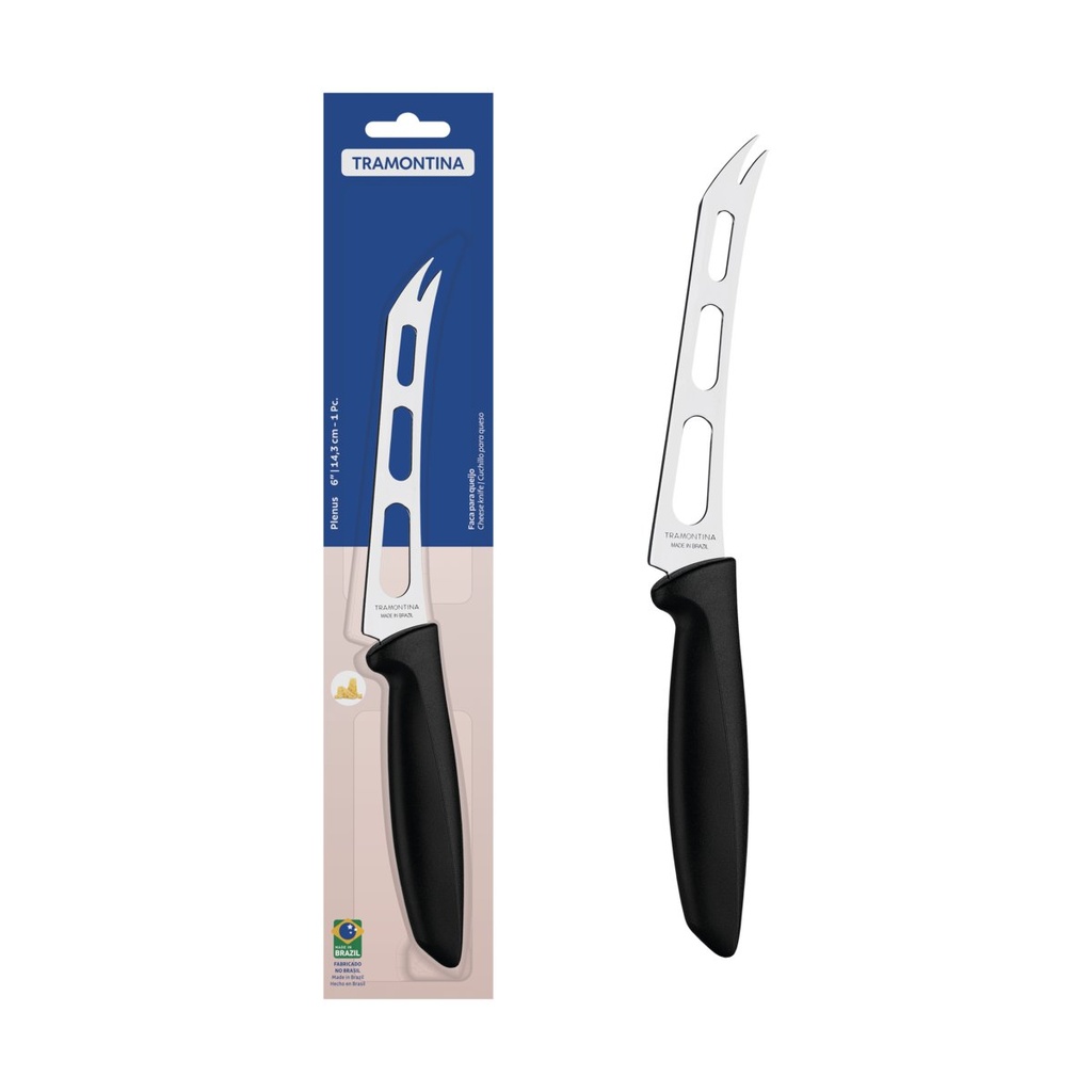 [23429106] CUCHILLO PARA QUESO 6" PLENUS CON MANGO NEGRO
