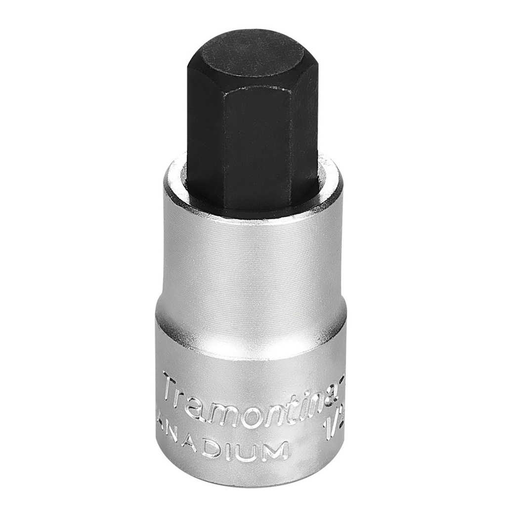 DADO EN ACERO CROMO VANADIO PUNTA HEXAGONAL 14 MM - ENCASTRE 1/2"