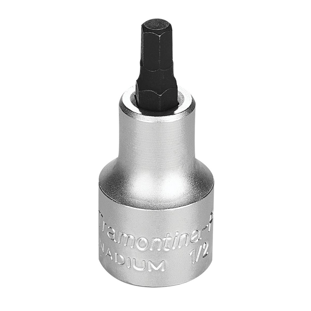 [44845106] DADO EN ACERO CROMO VANADIO PUNTA HEXAGONAL 6 MM - ENCASTRE 1/2"
