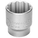 DADO ESTRIADO EN ACERO CROMO VANADIO 27 MM - ENCASTRE 1/2"