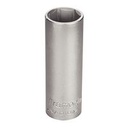 DADO ESTRIADO LARGO EN ACERO CROMO VANADIO 15 MM - ENCASTRE 1/2"