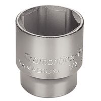 [44831133] DADO HEXAGONAL EN ACERO CROMO VANADIO 33 MM - ENCASTRE 1/2"