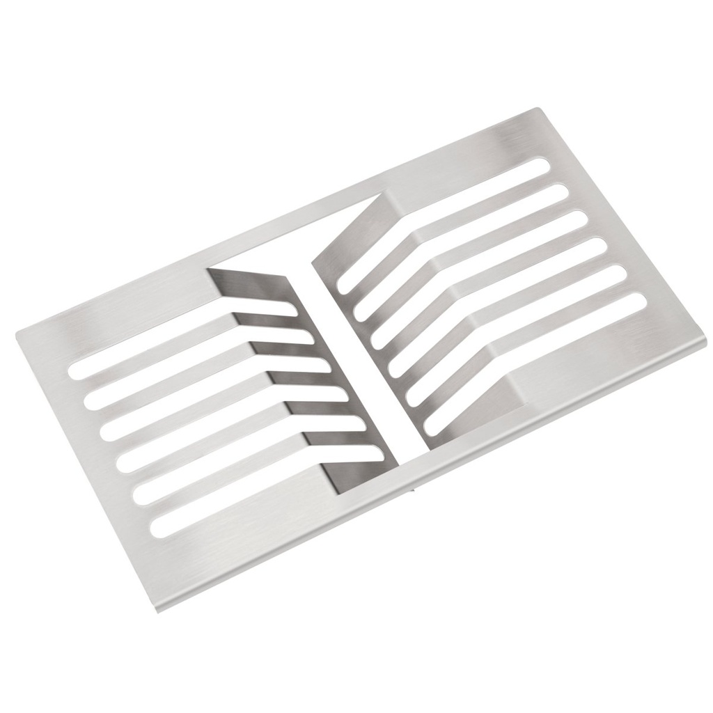 ESCURRIDOR DE PLATOS, FLUSH, INOX 30 CM PARA CANALES HUMEDOS