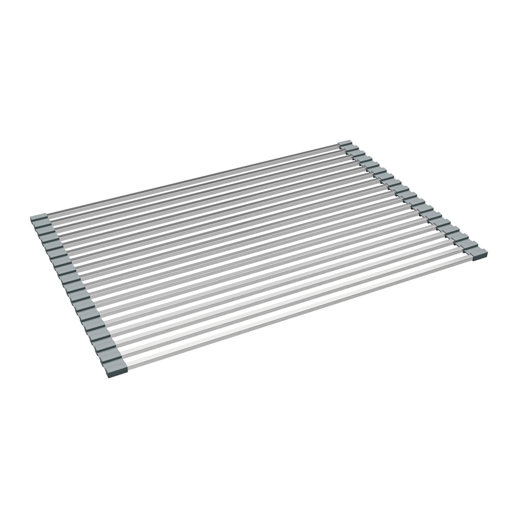 ESCURRIDOR DE PLATOS FLEXIBLE EN ACERO INOX 50X33CM