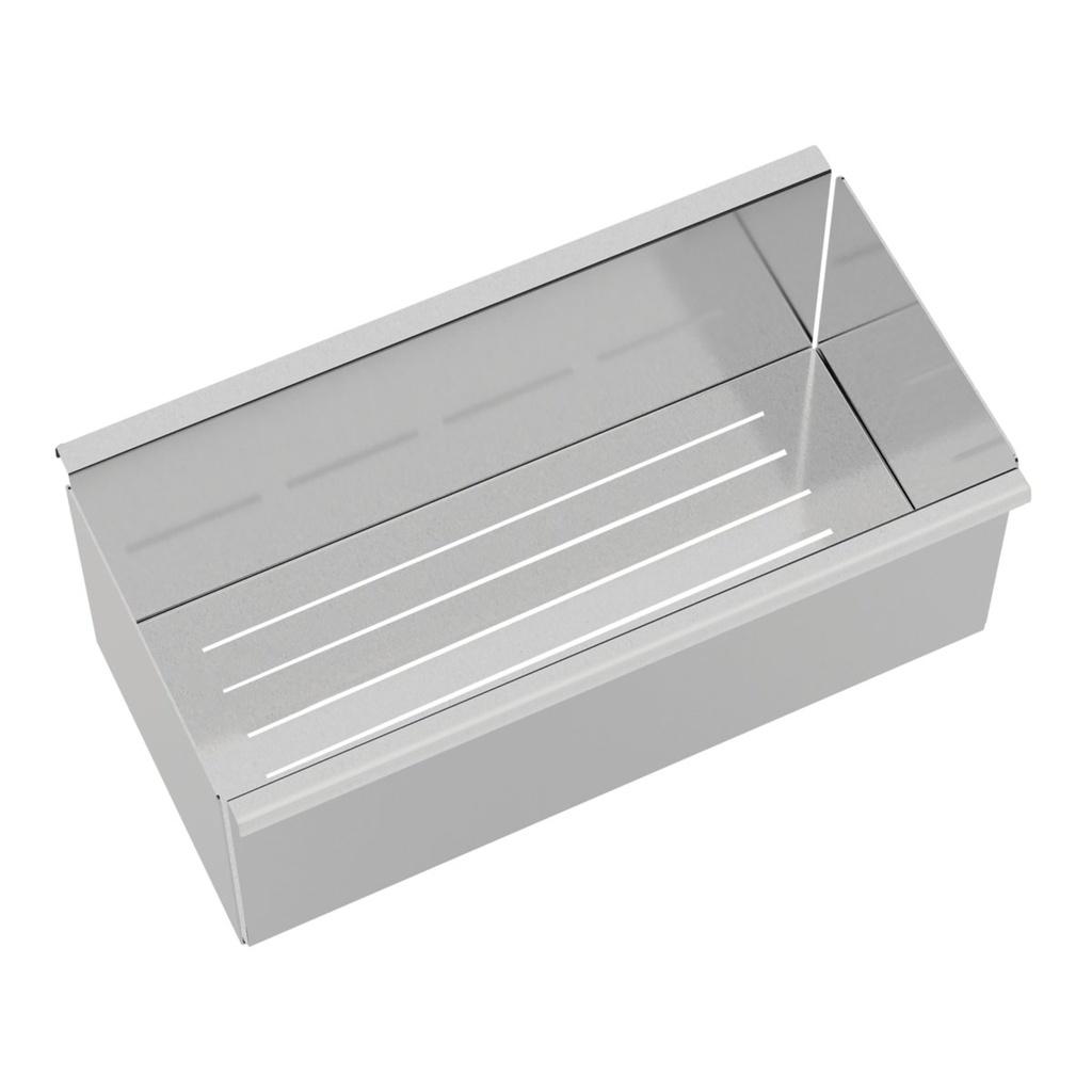 ESCURRIDOR HONDO, FLUSH, INOX 30 CM. PARA CANALES HUMEDOS