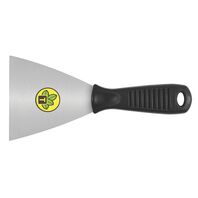 ESPATULA METALICA FLEXIBLE, LAMINA DE 12 CM, MANGO PLASTICO