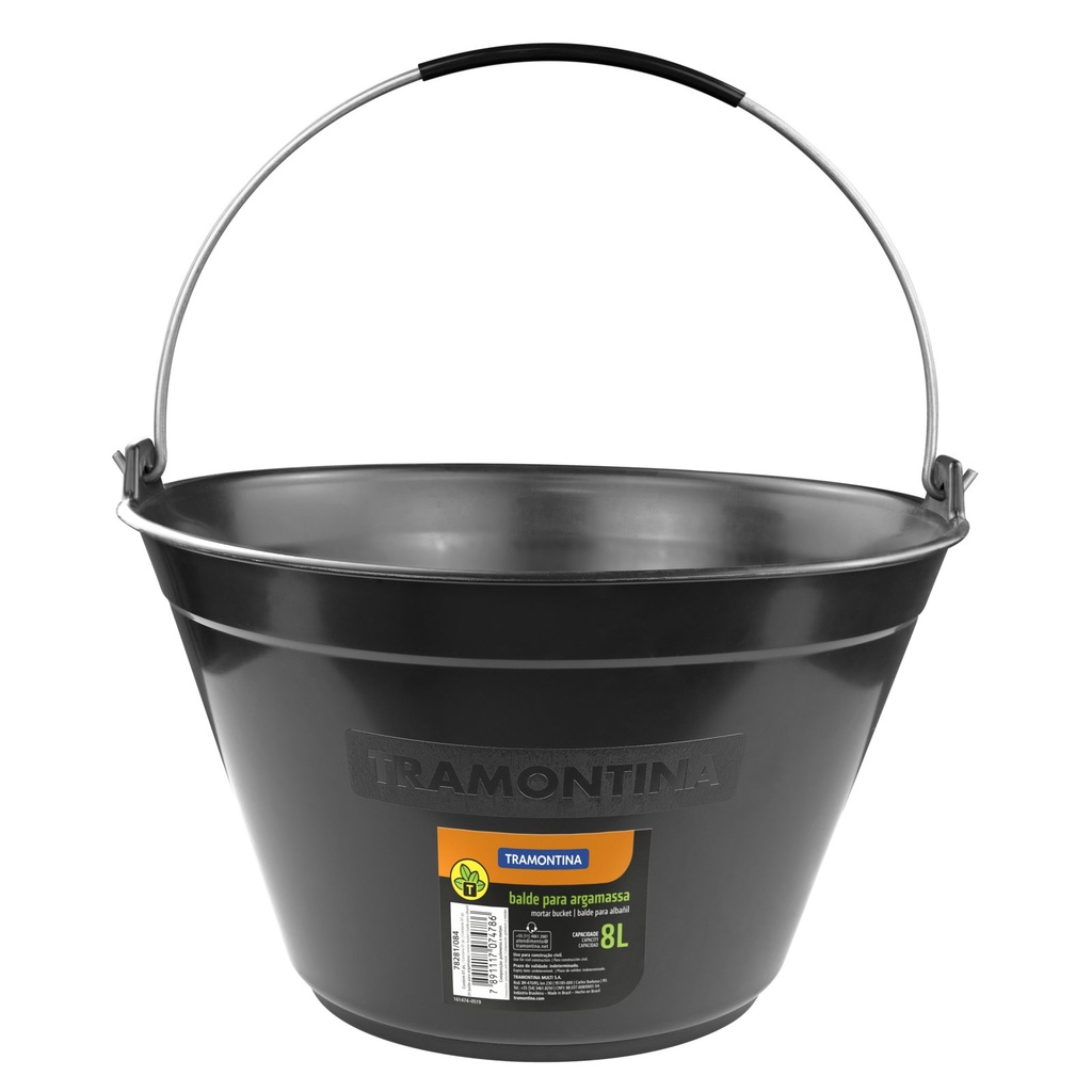 [78281084] BALDE PLASTICO PARA ALBAÑIL, 8 L