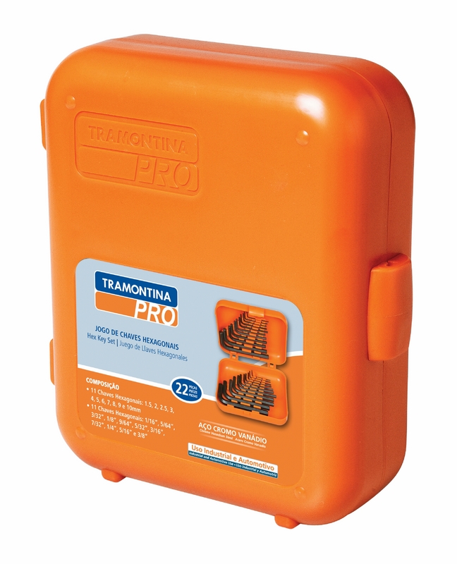 [44420222] ESTUCHE CON LLAVES HEXAGONALES - 22 PIEZAS