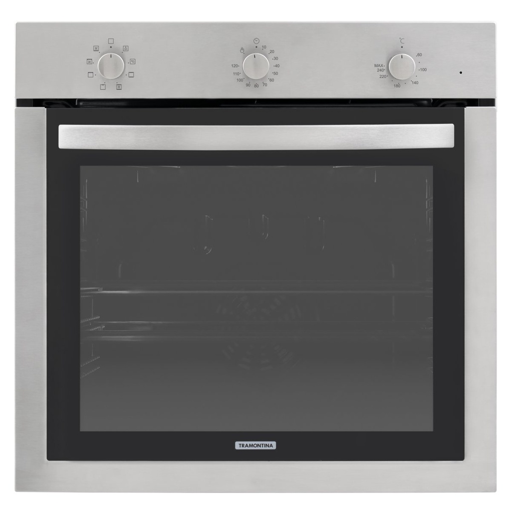 [94869220] HORNO ELECTRICO DE EMPOTRAR NEW COOK 60, CON 7 FUNCIONES, EN ACERO INOXIDABLE, 73 L