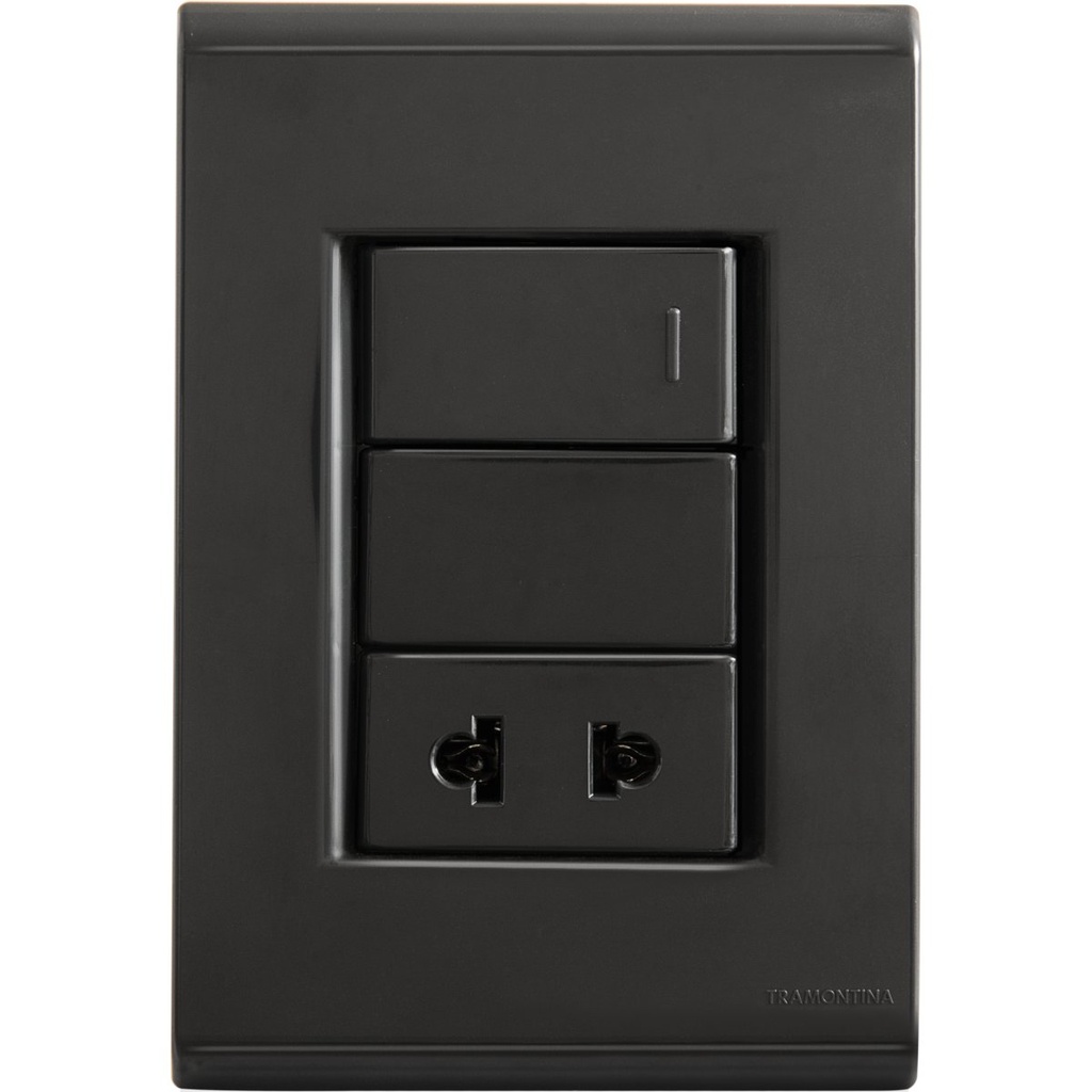 [57173046] INTER.UNIPOLAR+ TOMA 2P UNIVERSAL LIZ GRAFITO