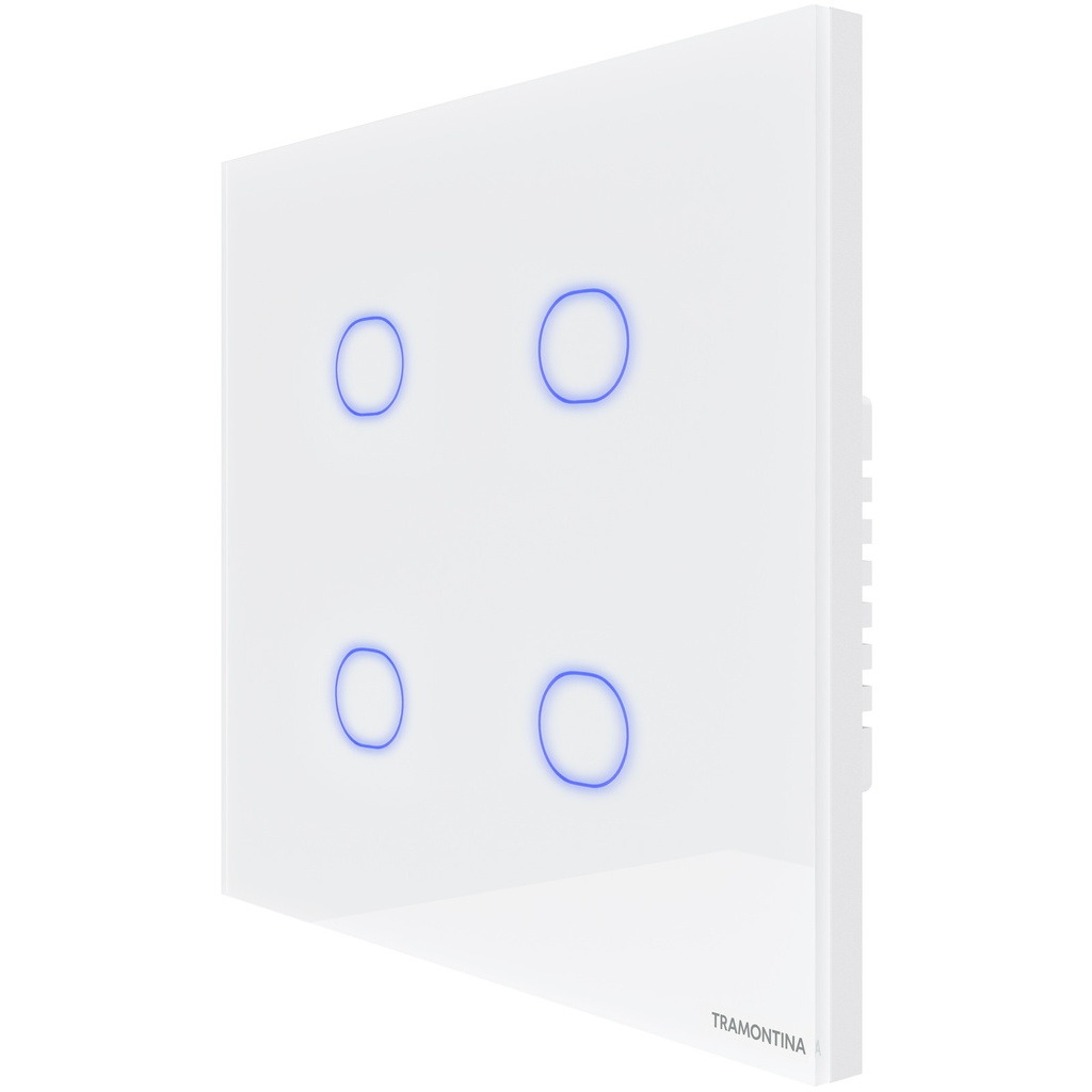 [57199200] INTERRUPTOR ONNE SMART 4X4 BLANCO CON 4 CANALES