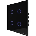 INTERRUPTOR ONNE TOUCH SMART 4X4  NEGRO CON 4 CANALES