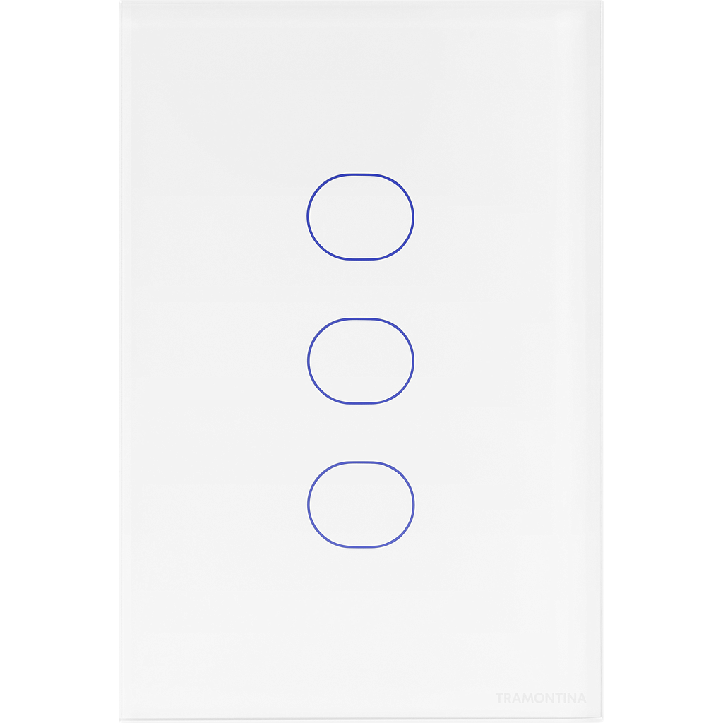[57199002] INTERRUPTOR TOUCH 3 CH TRIPLE SMART BLANCO