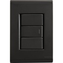 INTERRUPTOR UNIPOLAR 10A/250V LIZ GRAFITO