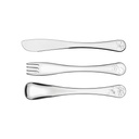 JUEGO  DE CUBIERTOS PARA NIÑAS EN ACERO INOXIDABLE 3 PIEZAS LE PETIT