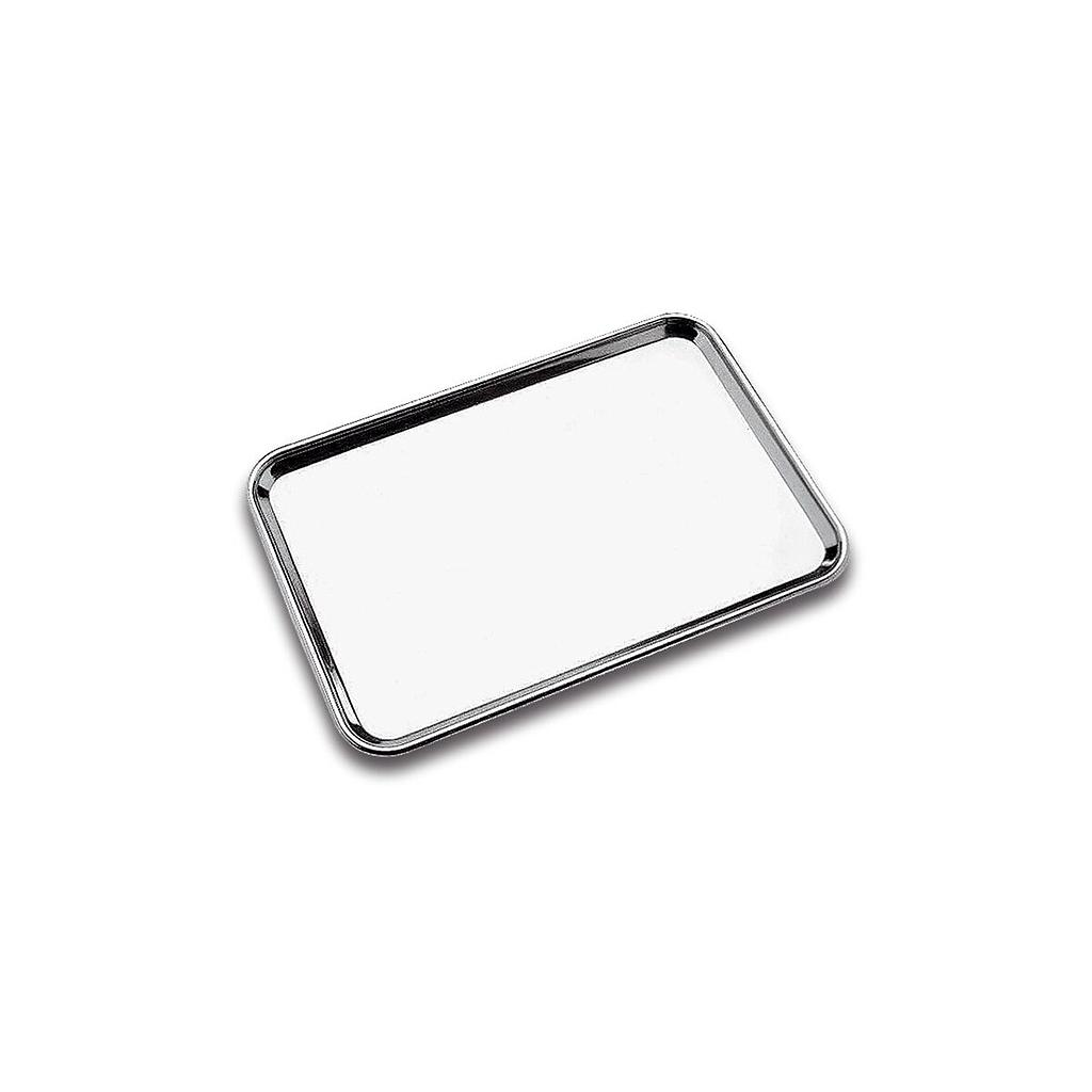 BANDEJA RECTANGULAR ACERO INOXIDABLE 400 X 278MM