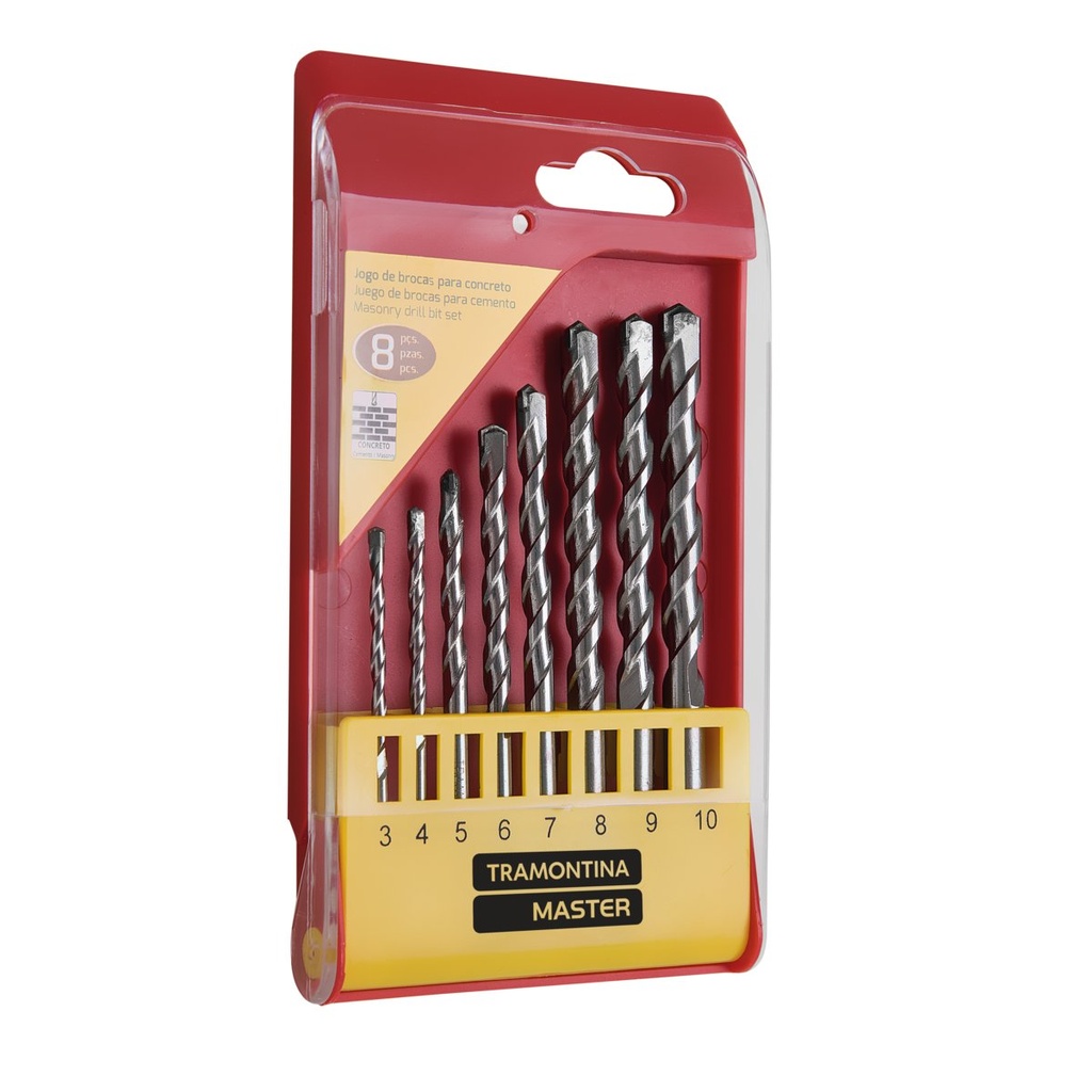 [43142508] JUEGO DE BROCAS PARA CEMENTO - 8 PIEZAS