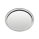 BANDEJA REDONDA EN ACERO INOXIDABLE Ø 35 CM. SERVICE