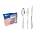 JUEGO DE CUBIERTOS EN ACERO INOXIDABLE 36 PIEZAS HAVAI