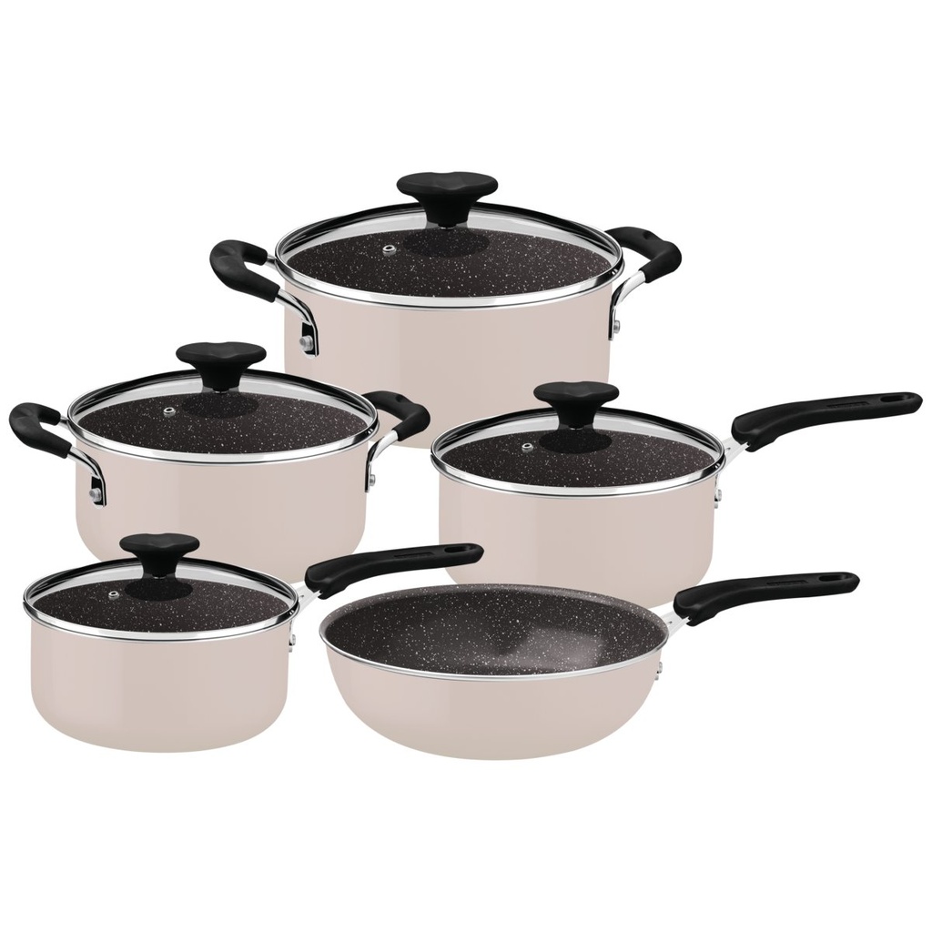 JUEGO DE OLLAS 5 PZAS TUNIS