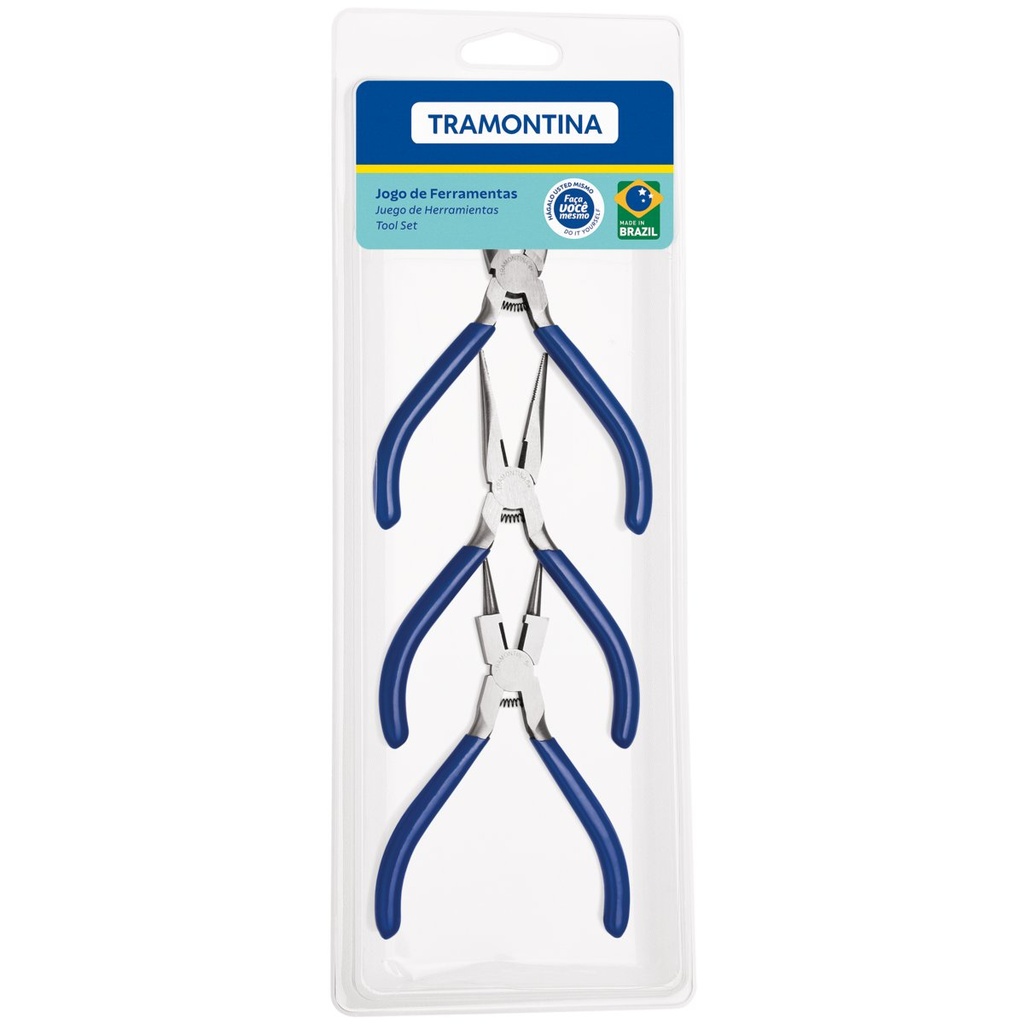 JUEGO DE PINZAS - 3 PIEZAS