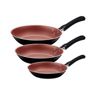 JUEGO DE SARTENES 3 PIEZAS CON ANTIADHERENTE CARIBE