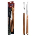 JUEGO DE UTENSILIOS PARA CHURRASCO 2 PIEZAS