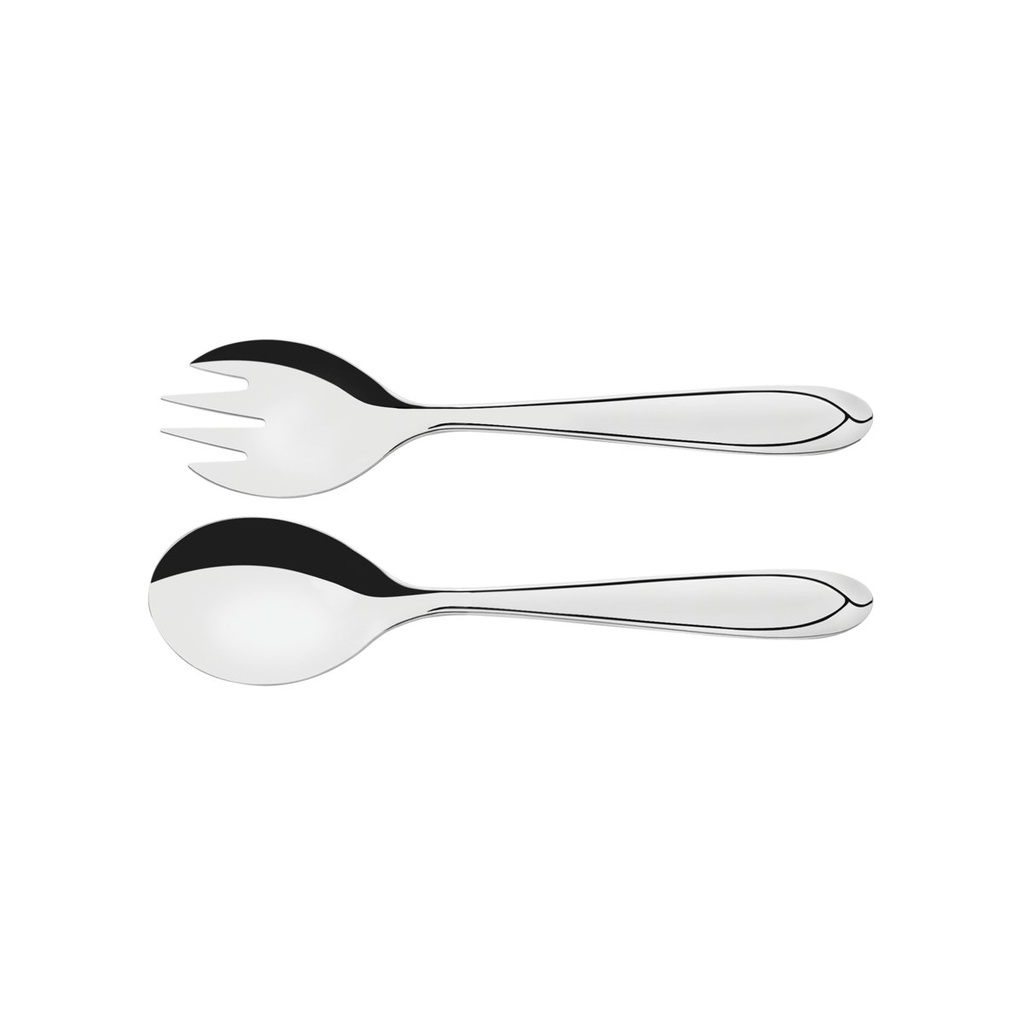 JUEGO DE UTENSILIOS PARA ENSALADA EN ACERO INOXIDABLE LAGUNA