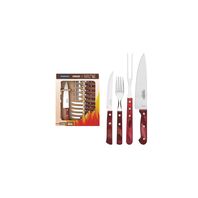 JUEGO PARA CHURRASCO 14 PIEZAS POLYWOOD