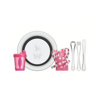 JUEGO PARA NIÑAS EN ACERO INOXIDABLE 6 PIEZAS LE PETIT